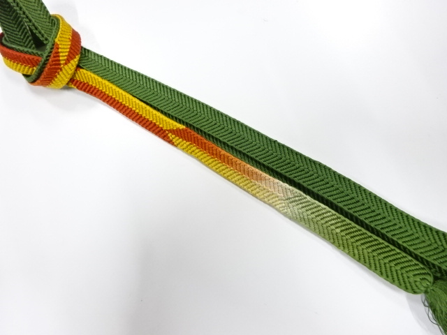 正絹　手組帯締め